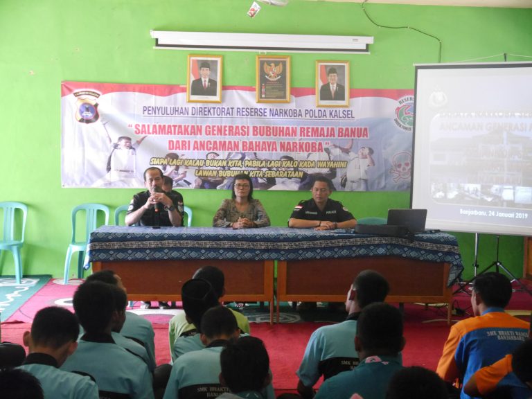 PENYULUHAN DIREKTORAT RESERSE NARKOBA POLDA KAL-SEL