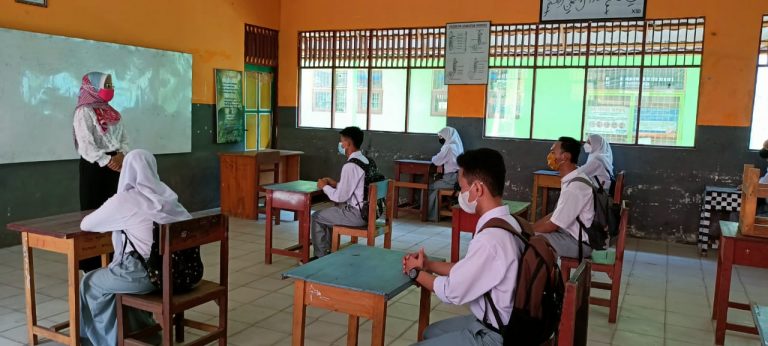 Simulasi Pembelajaran Tatap Muka Terbatas SMK Bhakti Bangsa Banjarbaru