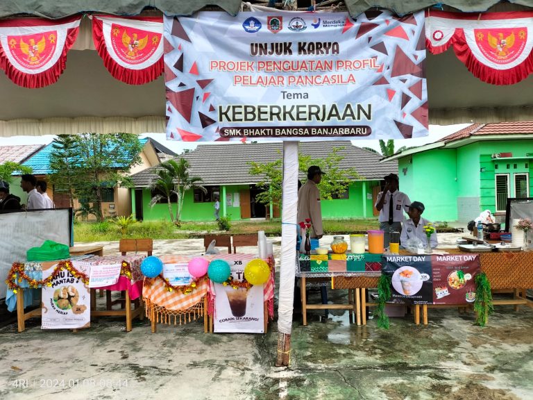 Kegiatan Market Day SMK Bhakti Bangsa Banjarbaru